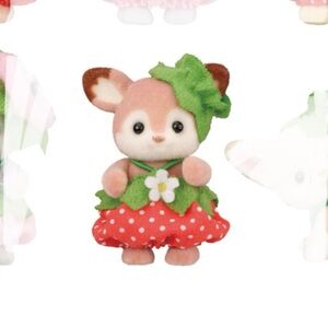 Calico Critters Very Berry Babies “ASTER”